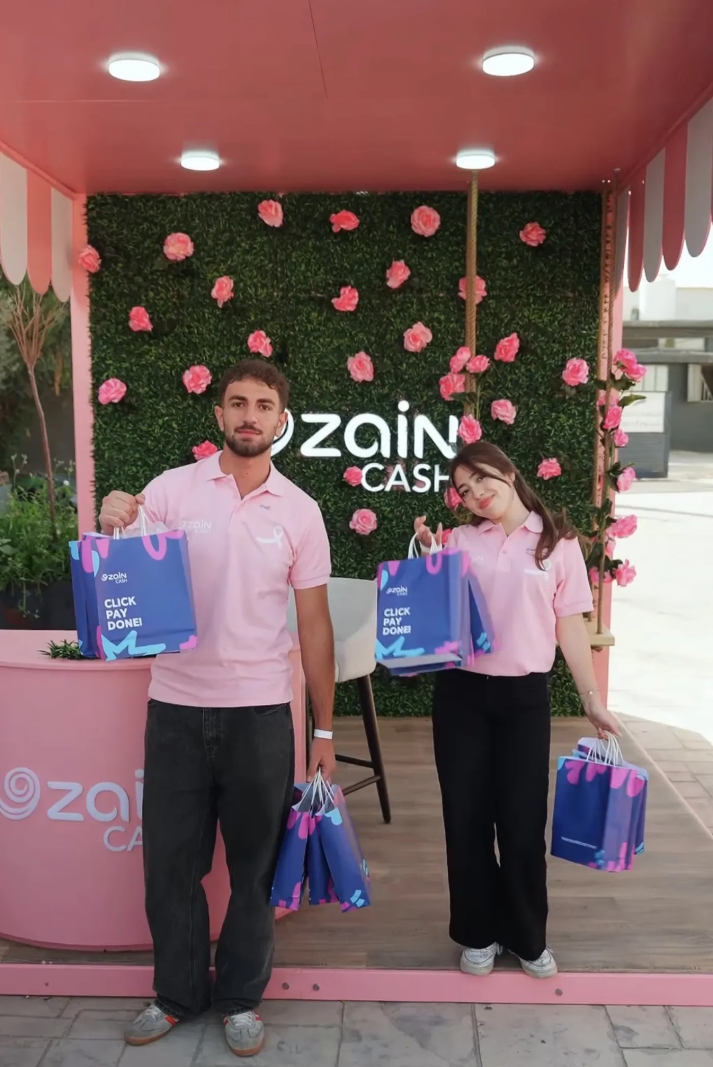 Zain Cash Supports Breast Cancer Awareness Campaign Under the Slogan )Your Awareness Is Your Strength (